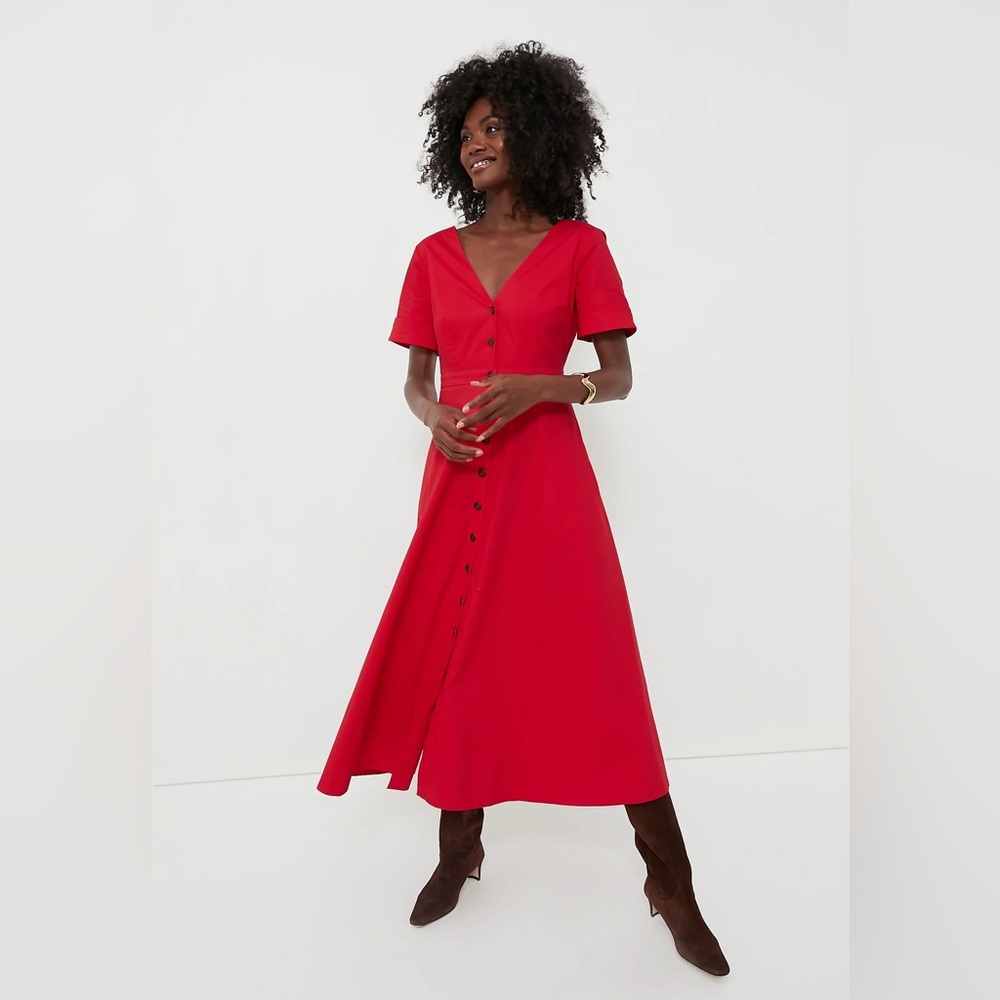 Tuckernuck Red Kate Maxi Dress size L